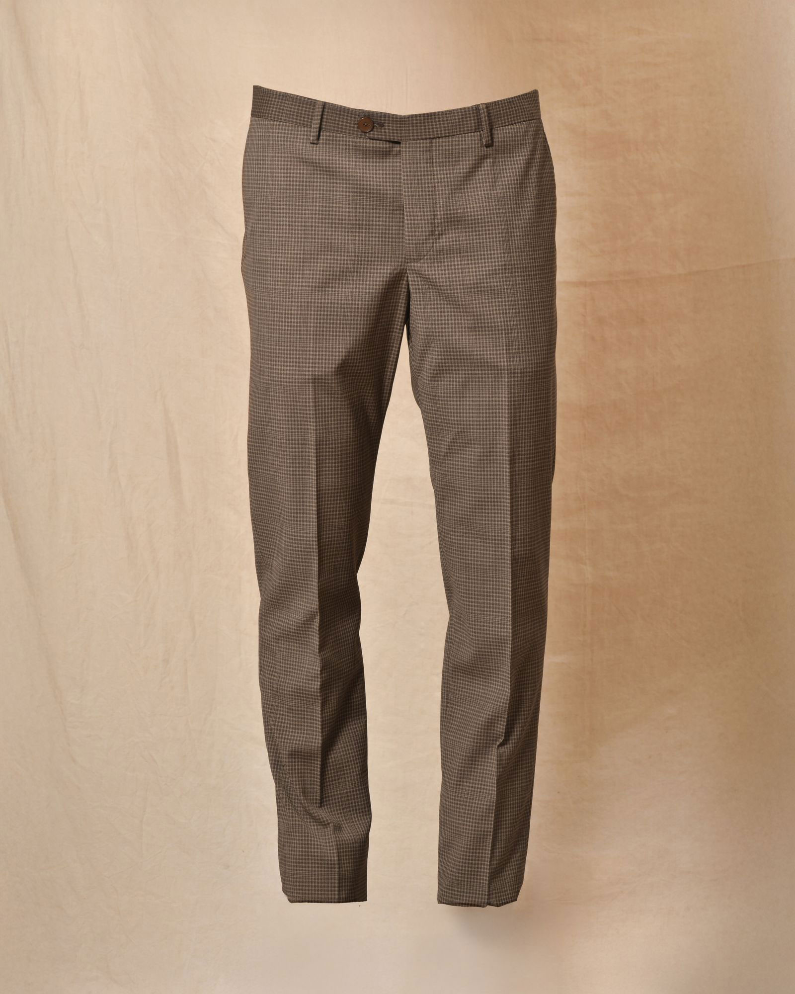 Costume à carreaux marron AT.P.CO