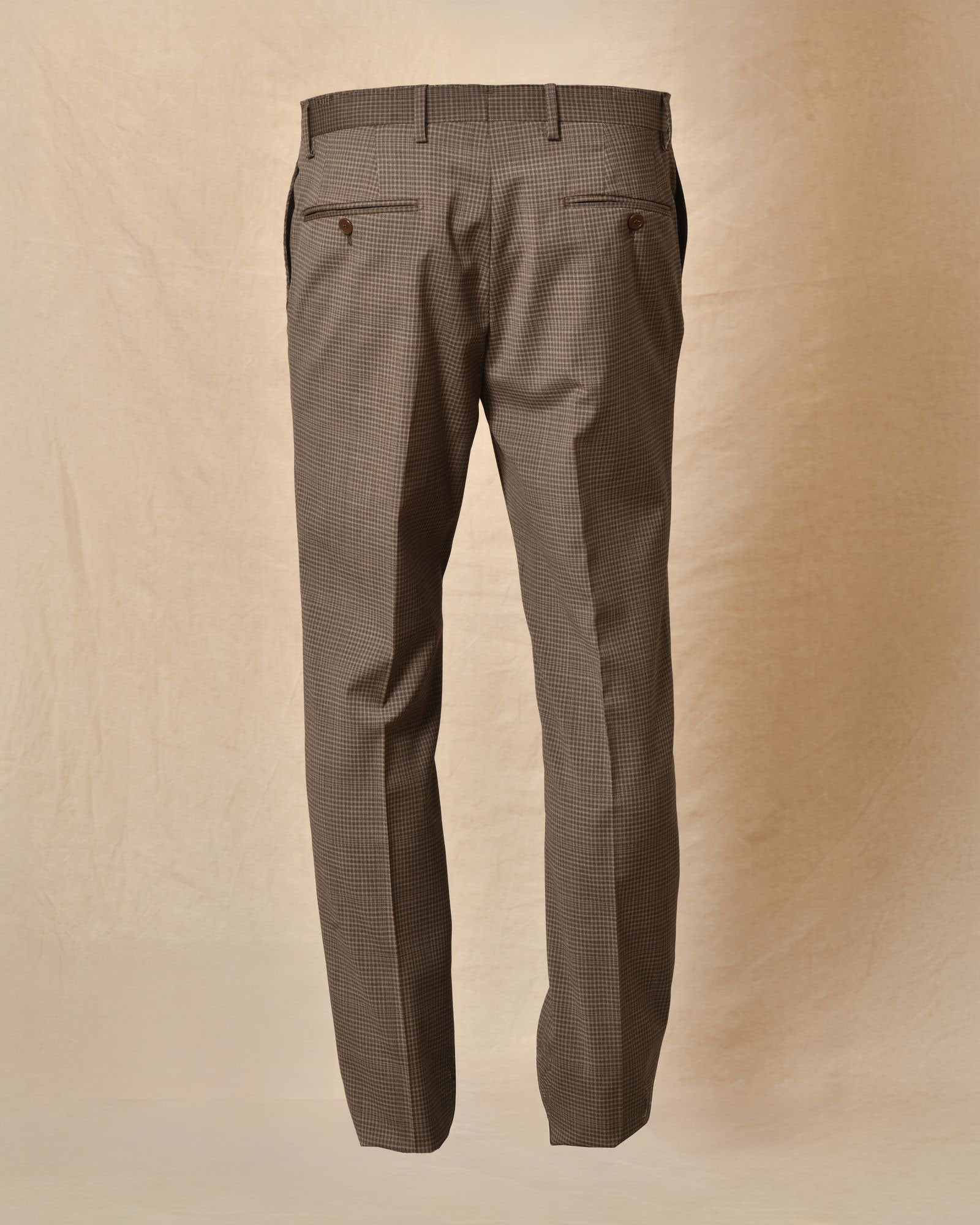 Costume à carreaux marron AT.P.CO