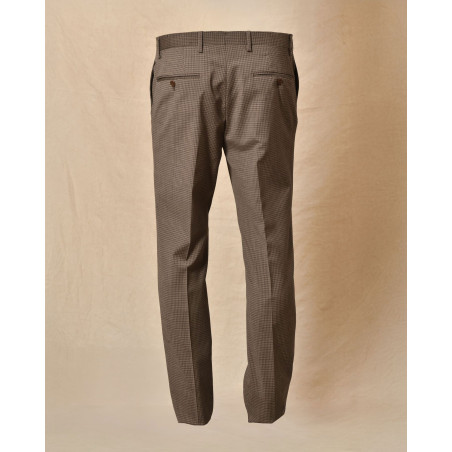 Costume à carreaux marron AT.P.CO