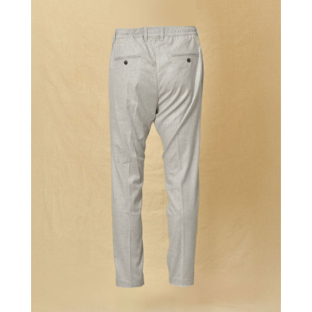 Pantalon en laine gris Cruna
