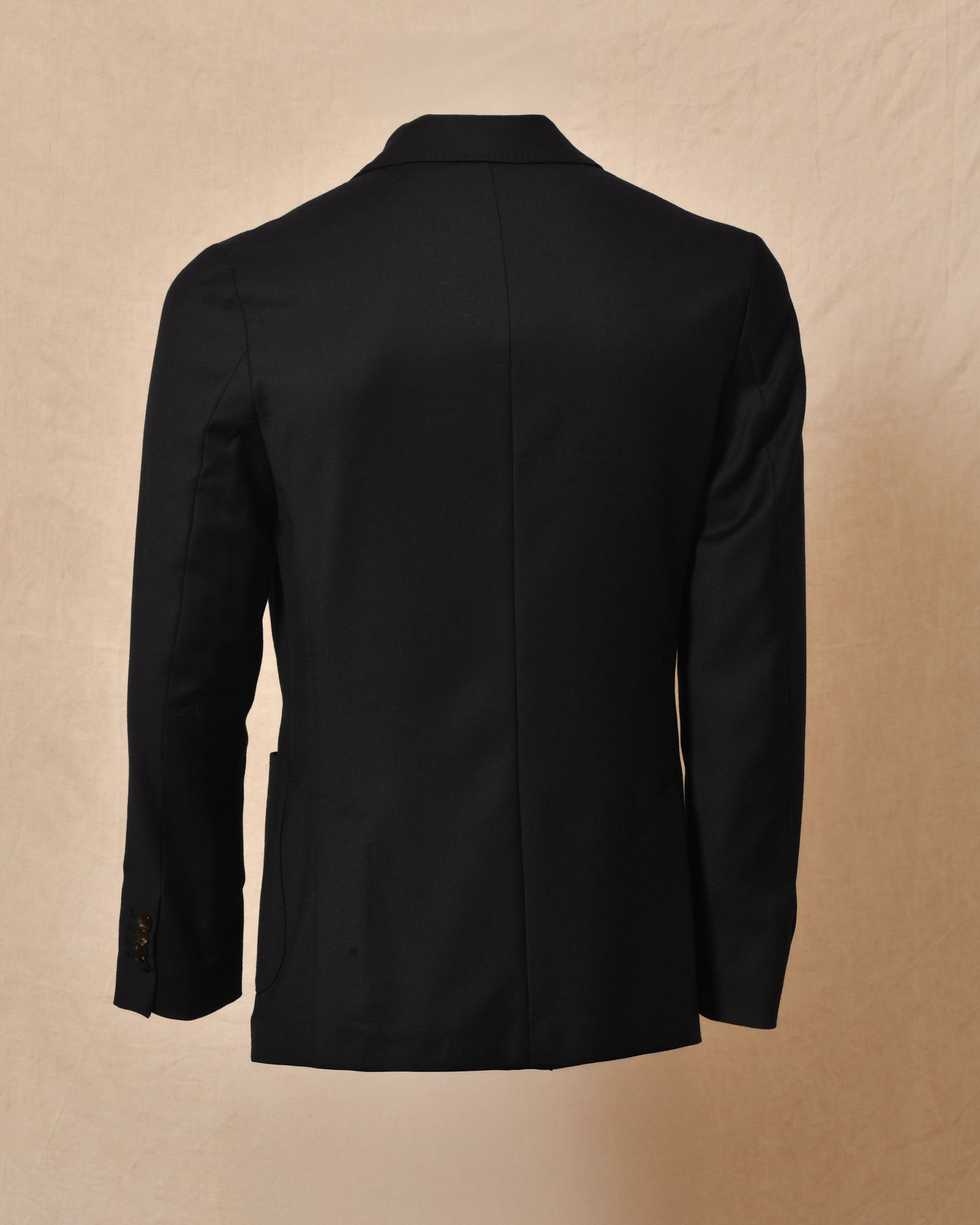 Veste de costume en laine noire Cruna