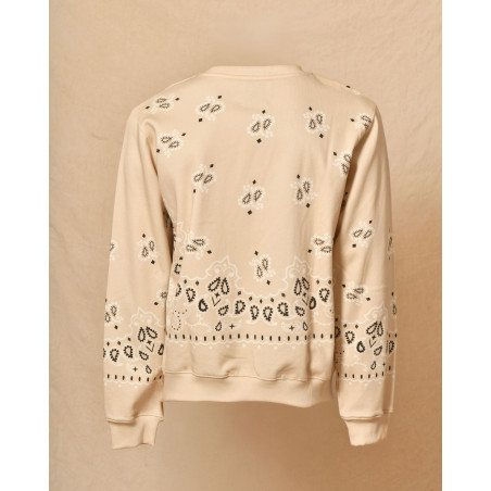 Sweat imprimé bandana beige Archives 18-20