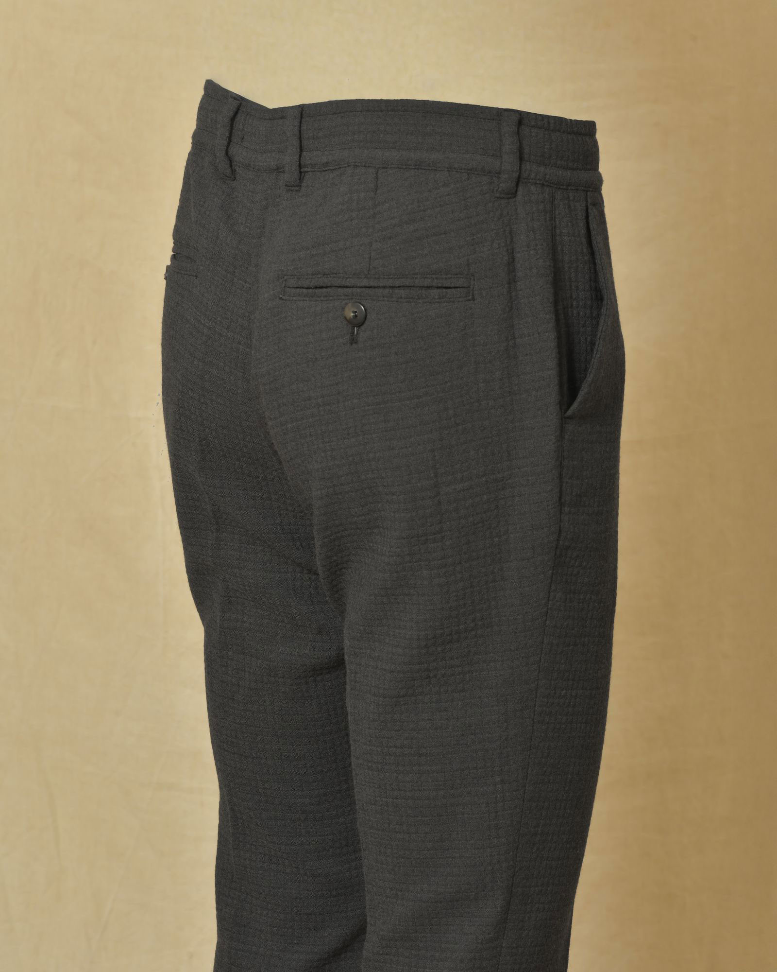 Pantalon en laine gris Cruna