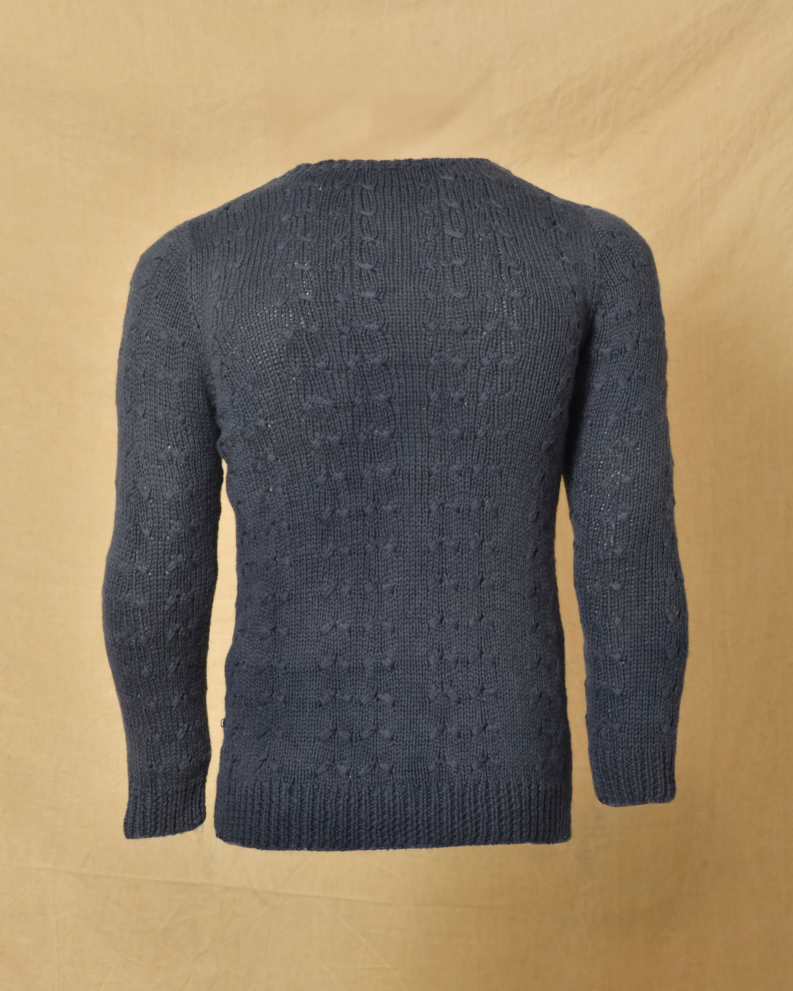 Gilet en alpaga bleu Tremblay Alvergne