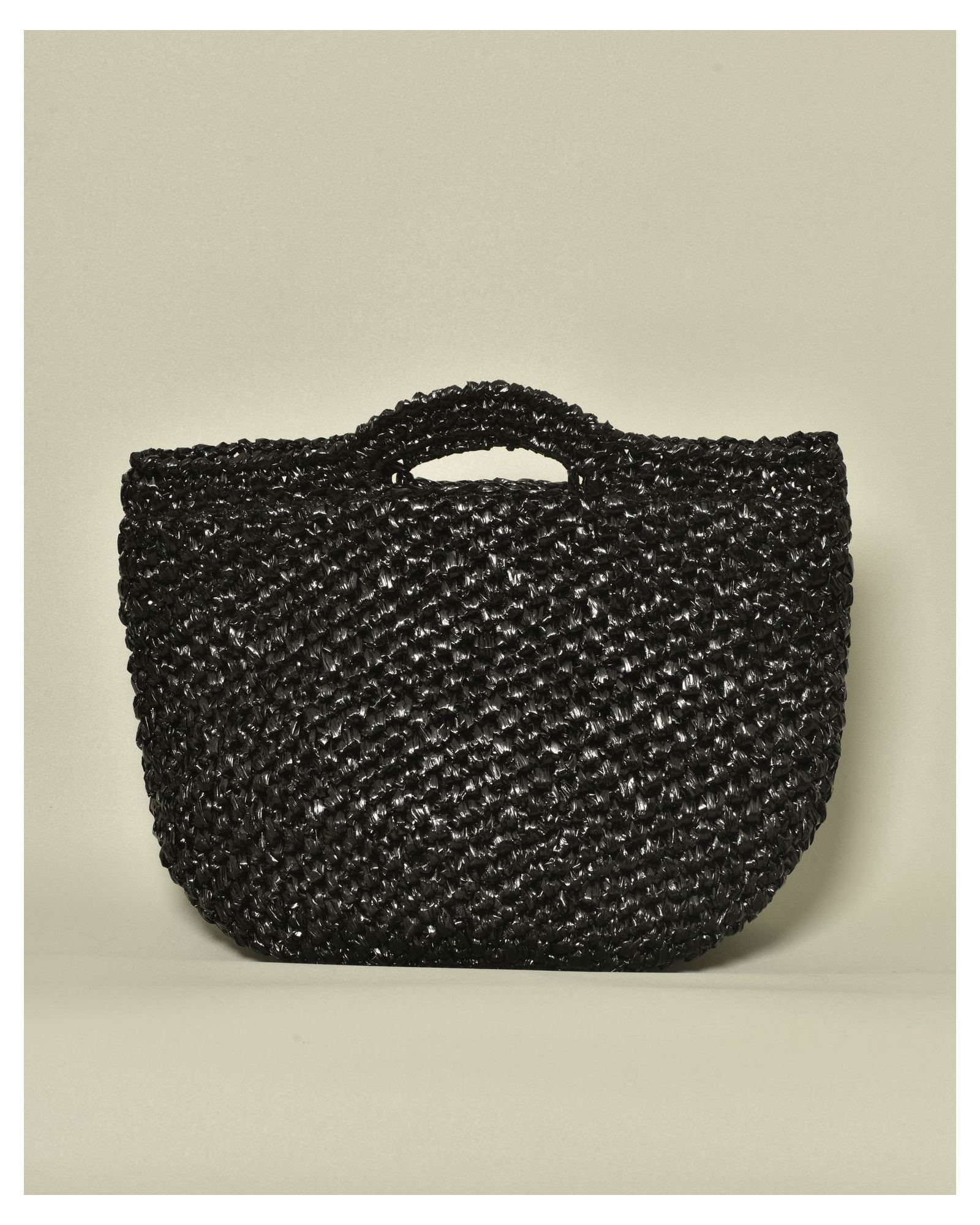 Sac à main en raphia brillant Caterina Bertini