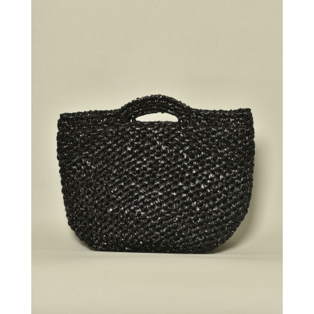 Sac à main en raphia brillant Caterina Bertini
