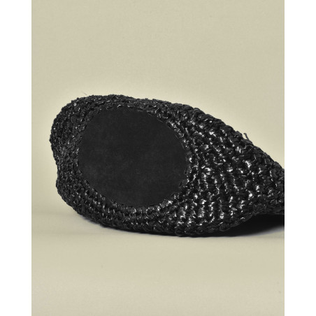 Sac à main en raphia brillant Caterina Bertini