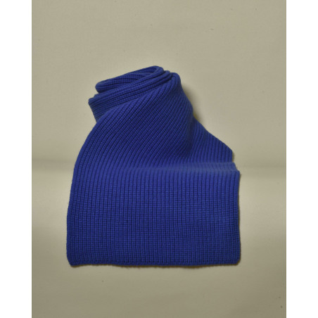Echarpe en laine bleu Cruna