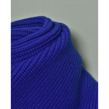 Echarpe en laine bleu Cruna