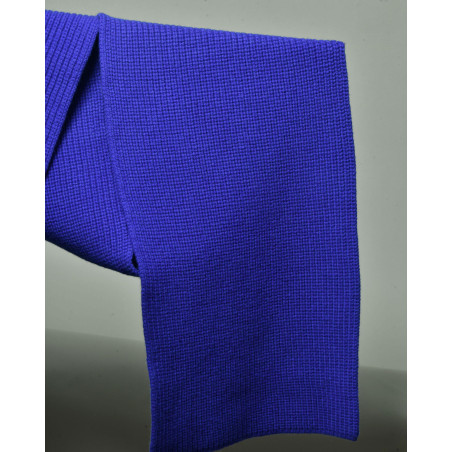 Echarpe en laine bleu Cruna
