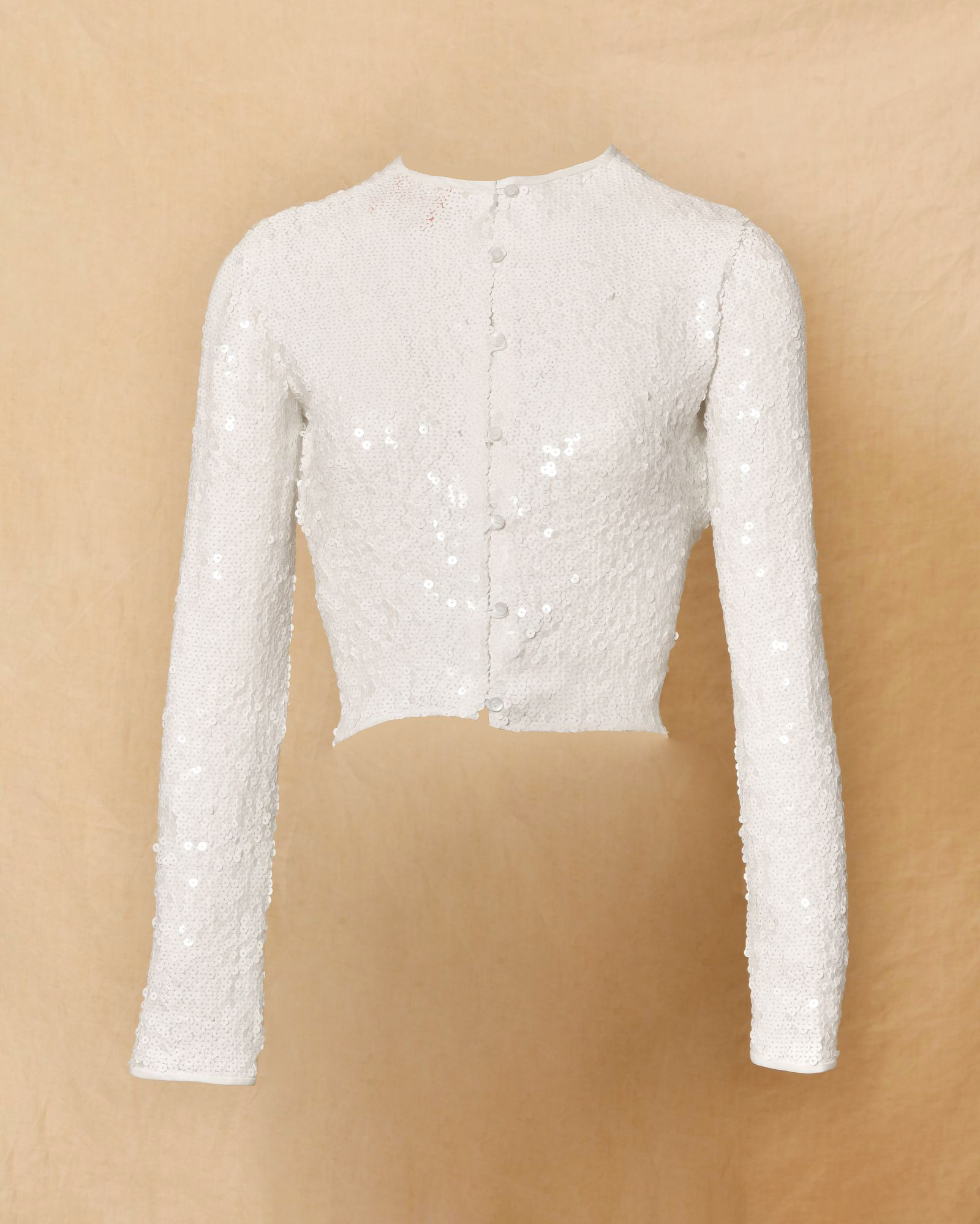 Top à sequins blancs Co.Go