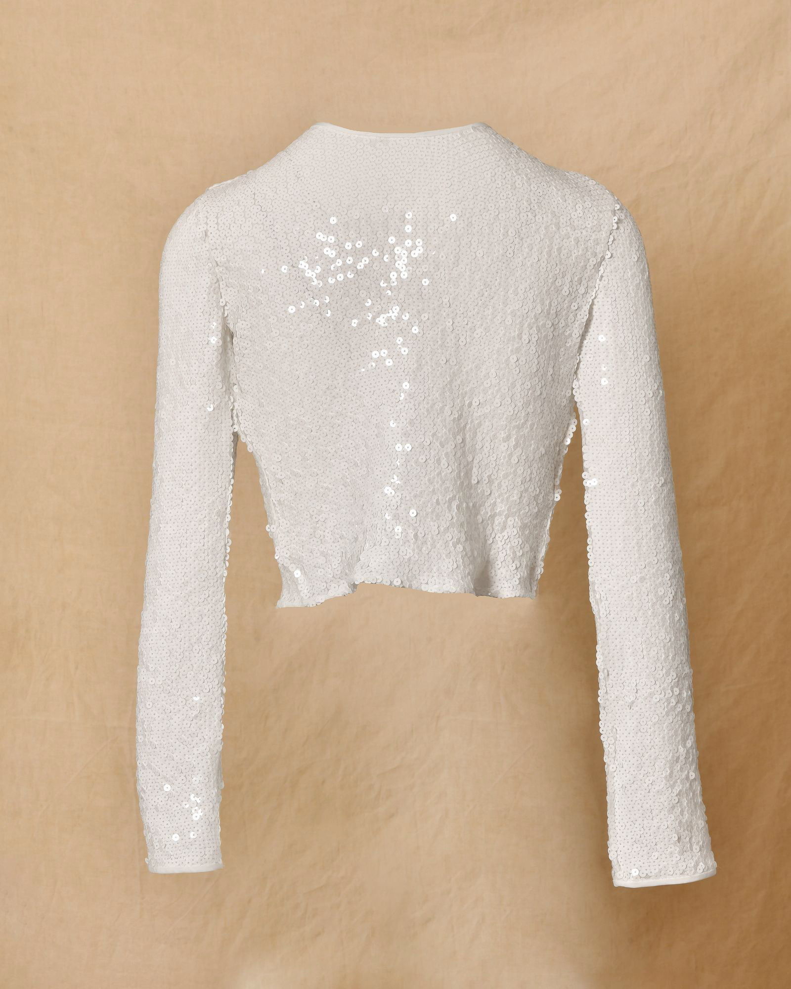 Top à sequins blancs Co.Go