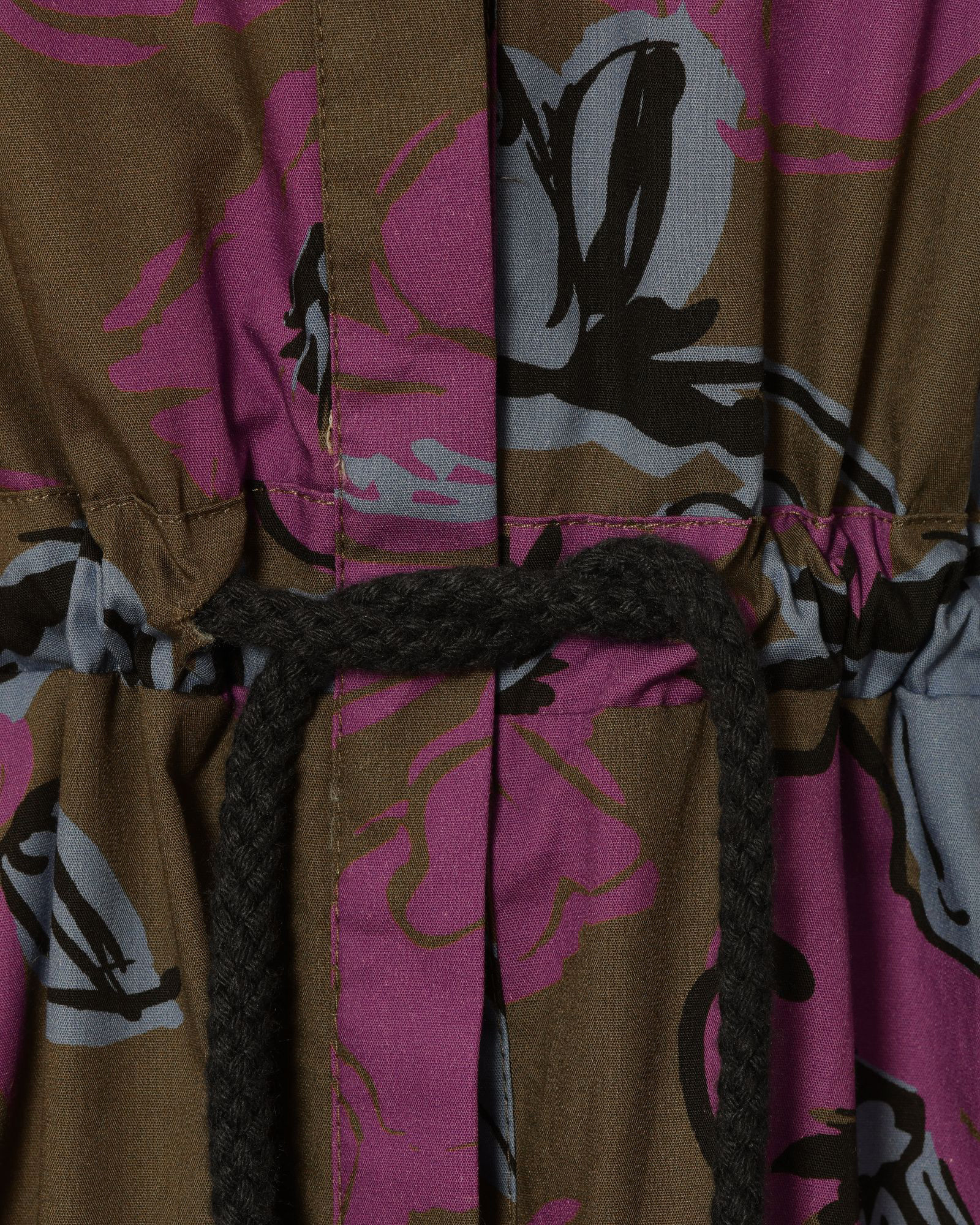 Robe midi imprimée florale et ceinturée Chloé Stora