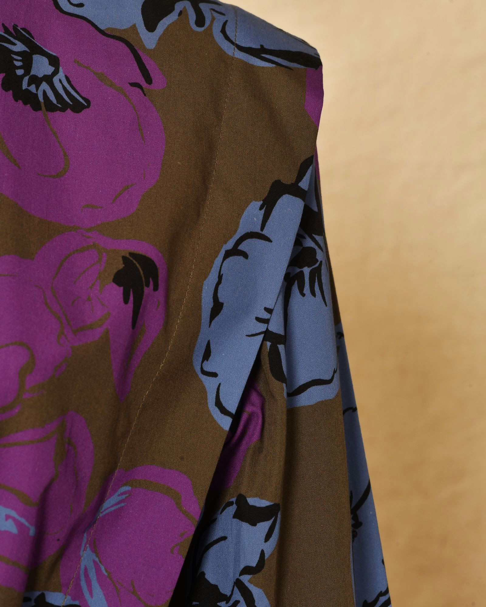 Robe midi imprimée florale et ceinturée Chloé Stora