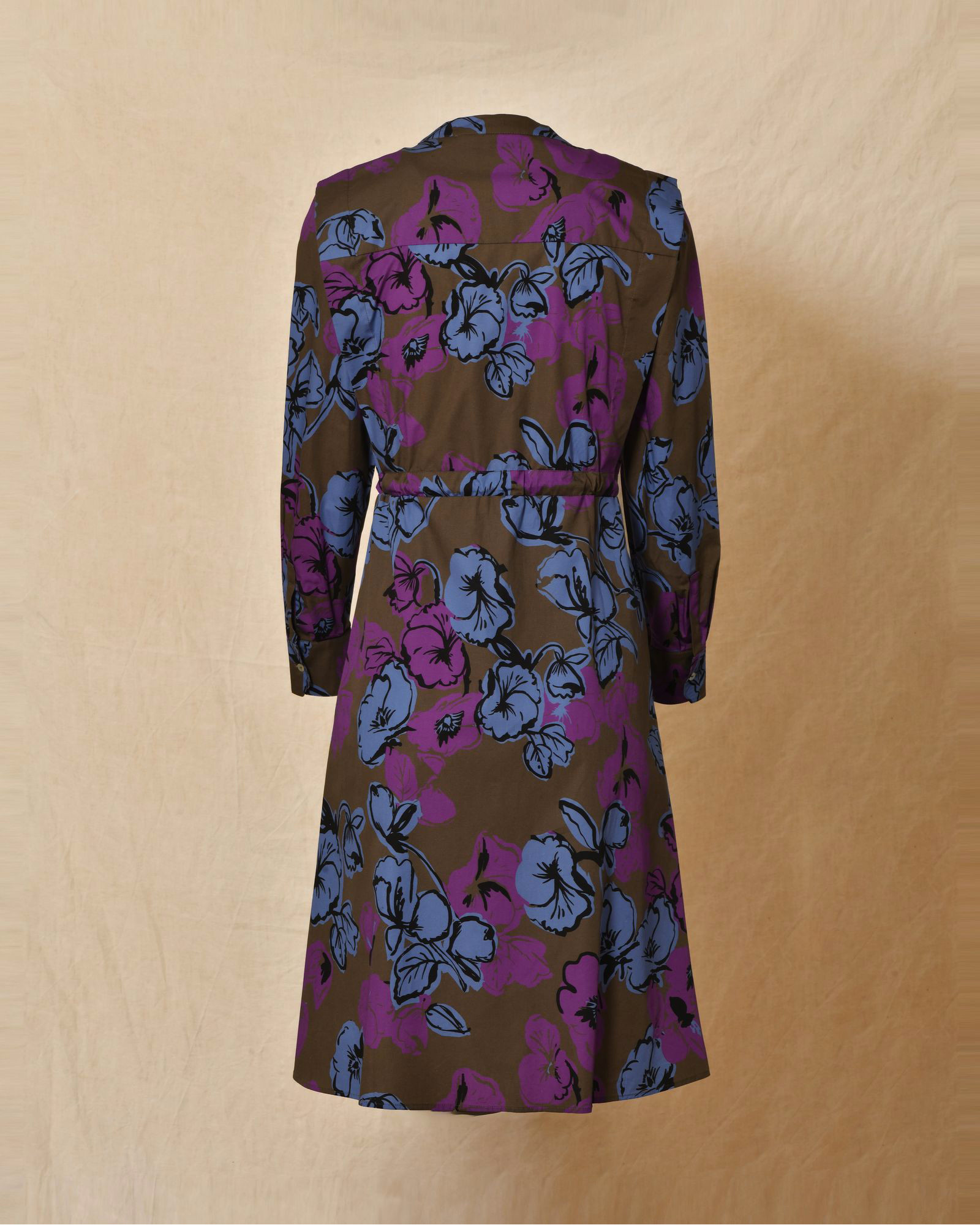 Robe midi imprimée florale et ceinturée Chloé Stora