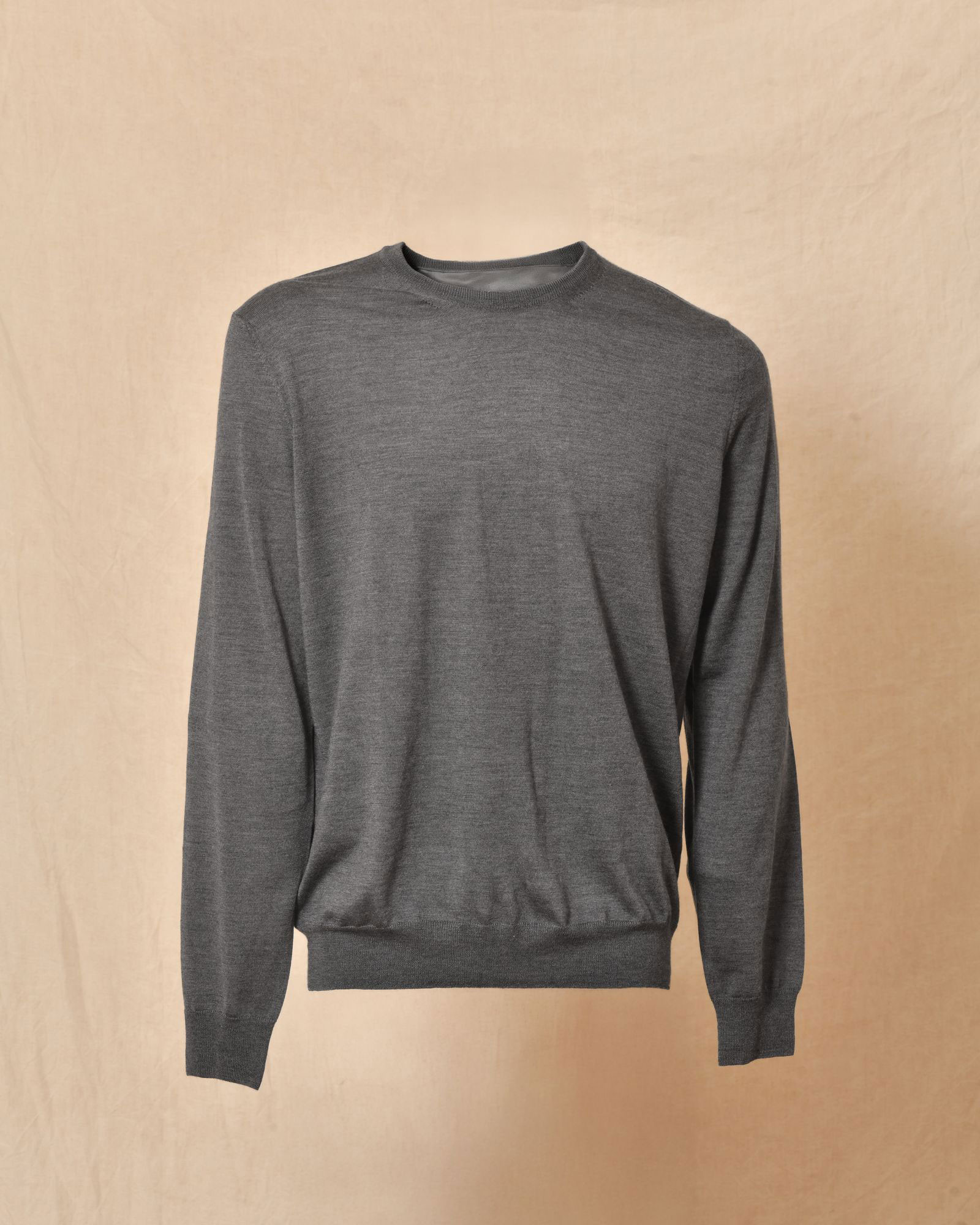 Pull en laine et soie gris Vneck