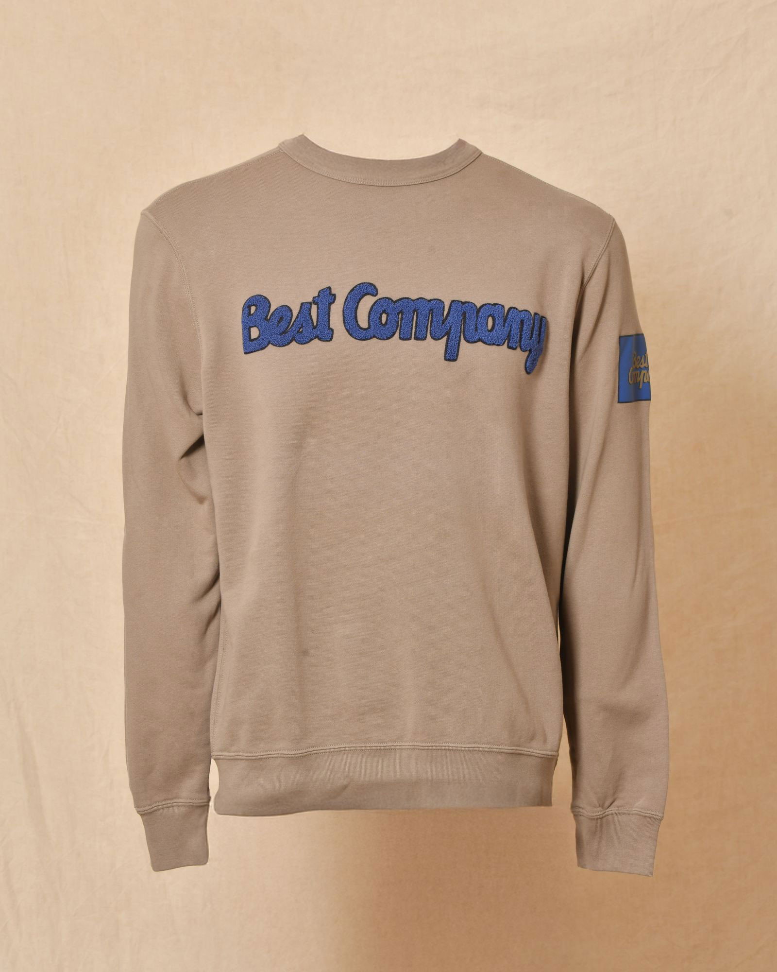 Sweat kaki à logo bouclette Best Company