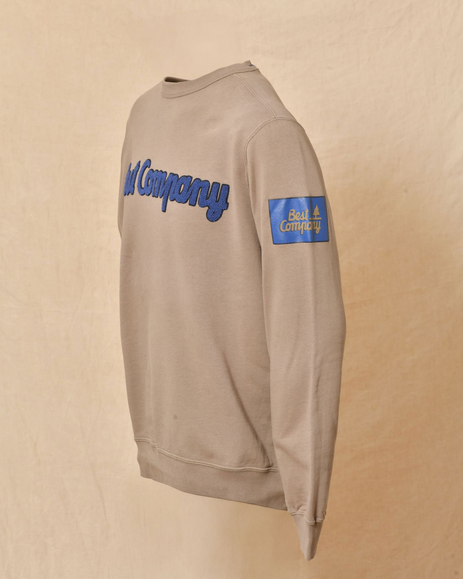 Sweat kaki à logo bouclette Best Company
