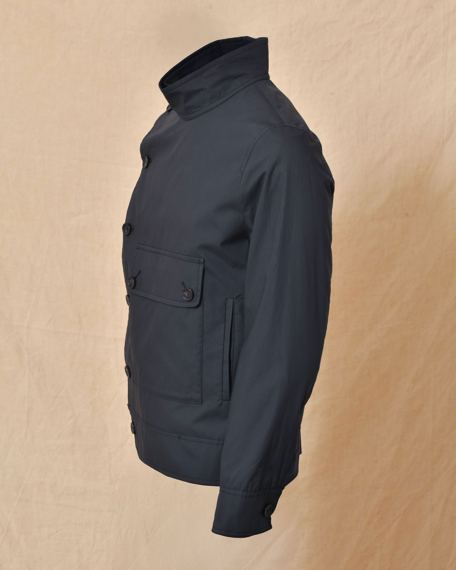 Blouson bleu à poche XL Ly Adams