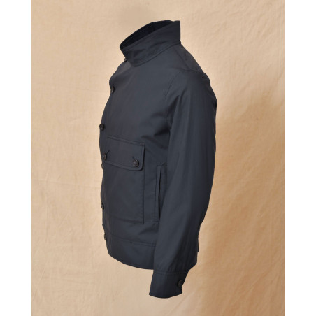 Blouson bleu à poche XL Ly Adams