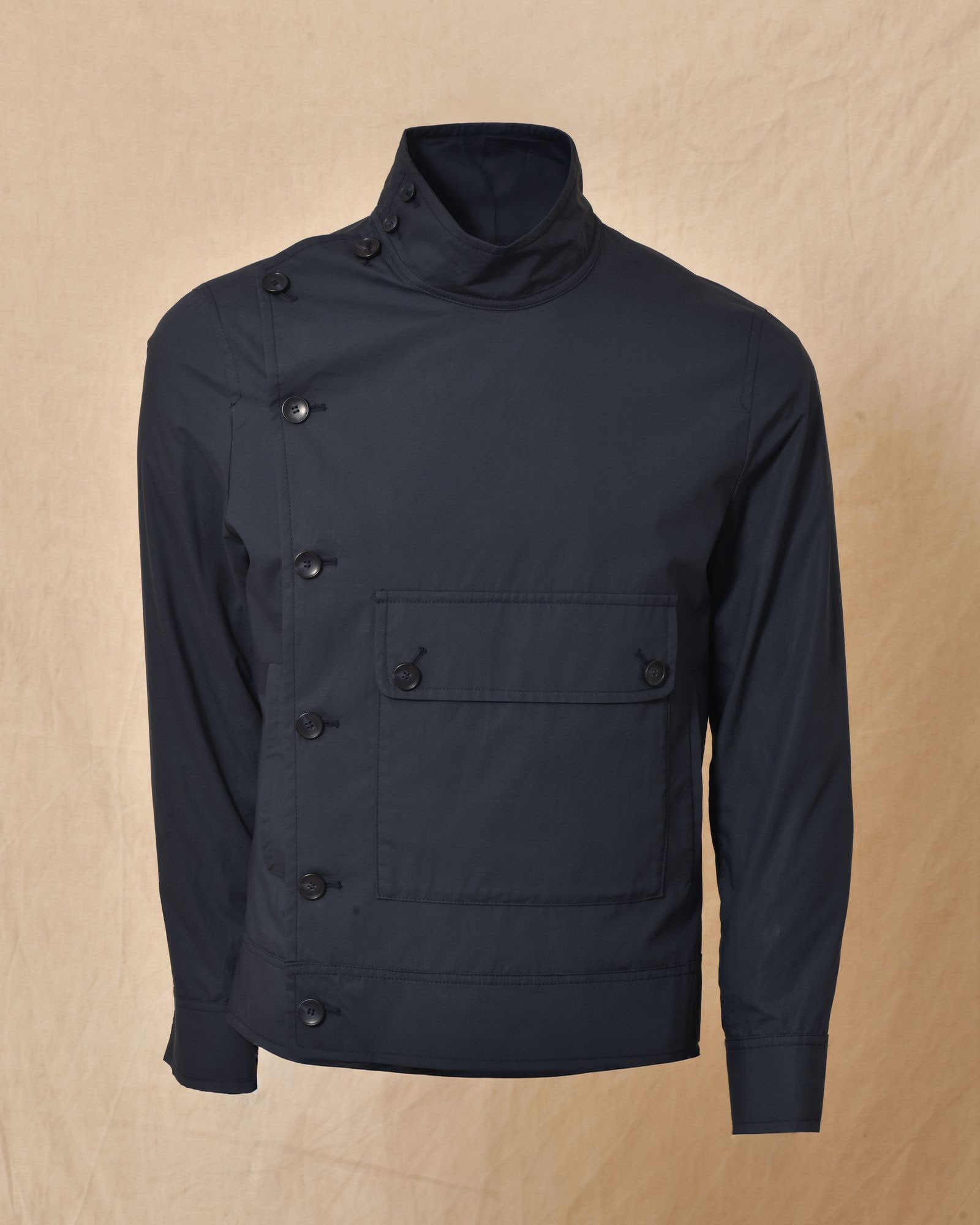 Blouson bleu à poche XL Ly Adams