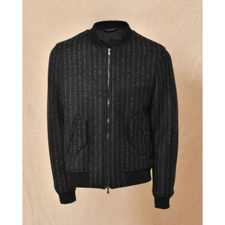 Bomber en laine rayée Archive 18-20