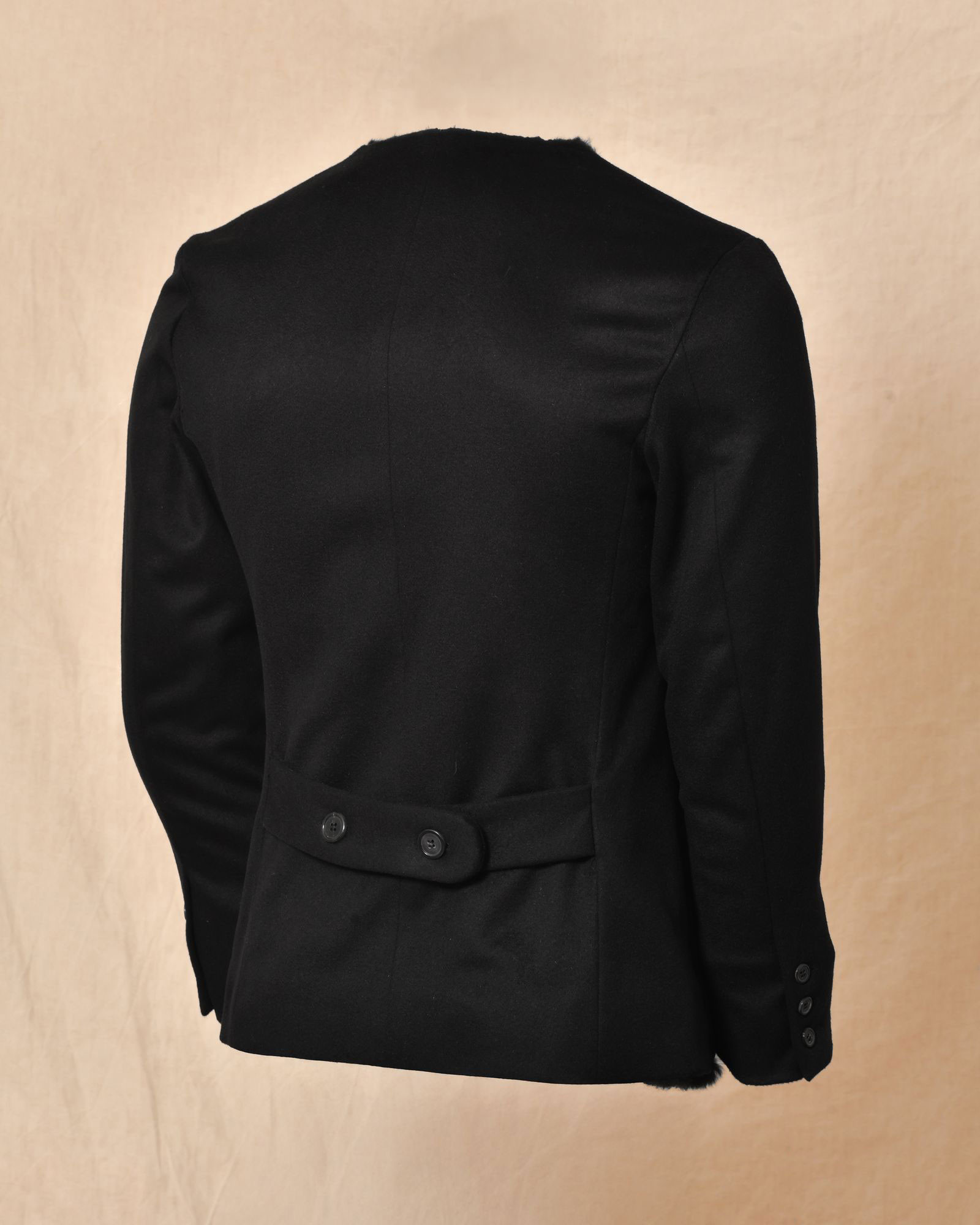 Blouson en cachemire et lapin noir Ly Adams