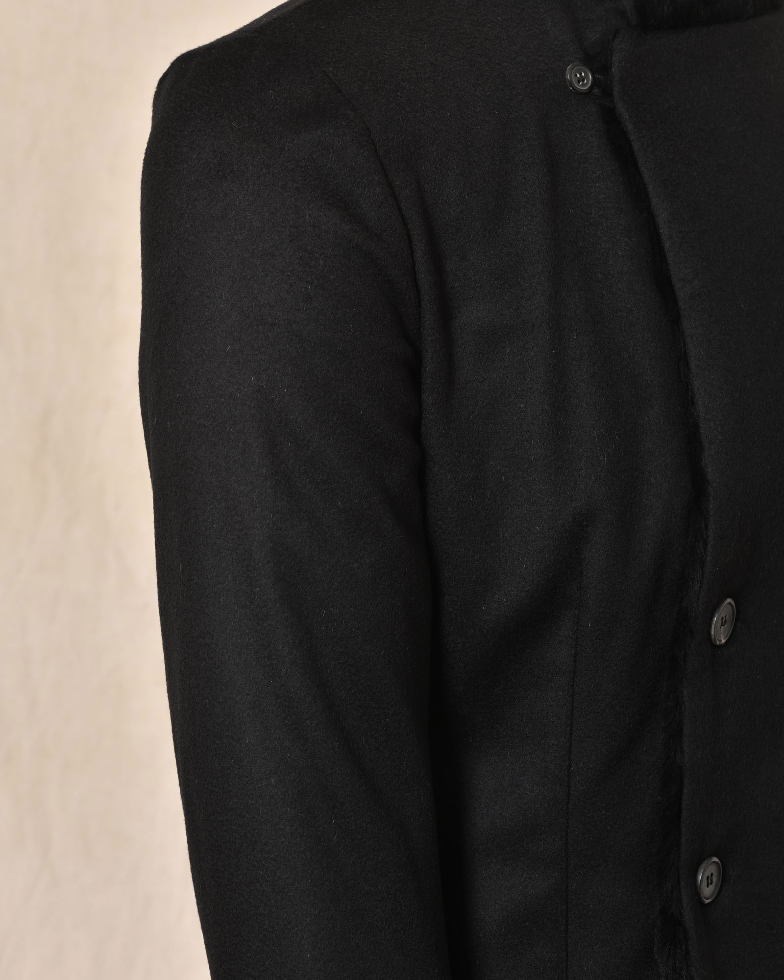 Blouson en cachemire et lapin noir Ly Adams