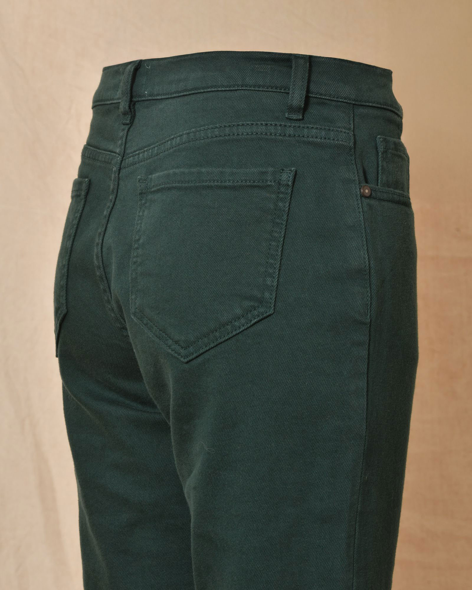 Jean en coton vert foncé P.A.R.O.S.H