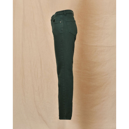 Jean en coton vert foncé P.A.R.O.S.H