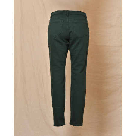 Jean en coton vert foncé P.A.R.O.S.H