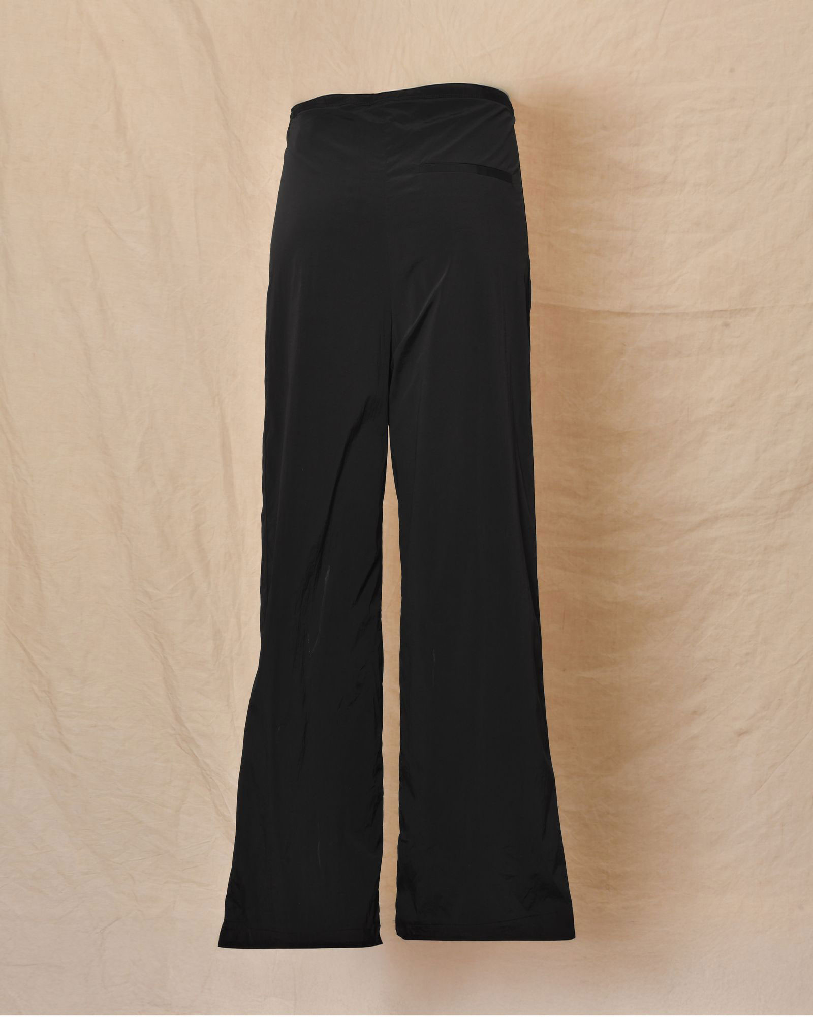 Pantalon en tissu technique noir Malloni