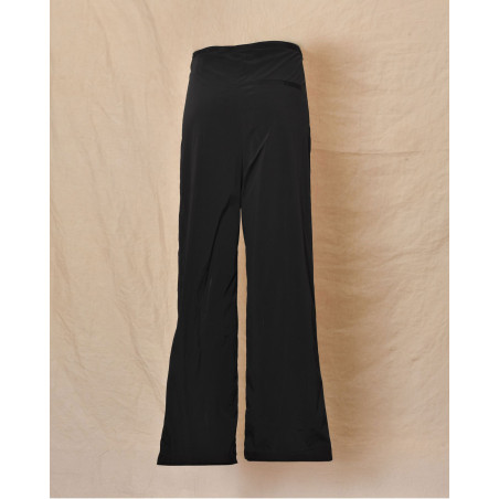 Pantalon en tissu technique noir Malloni