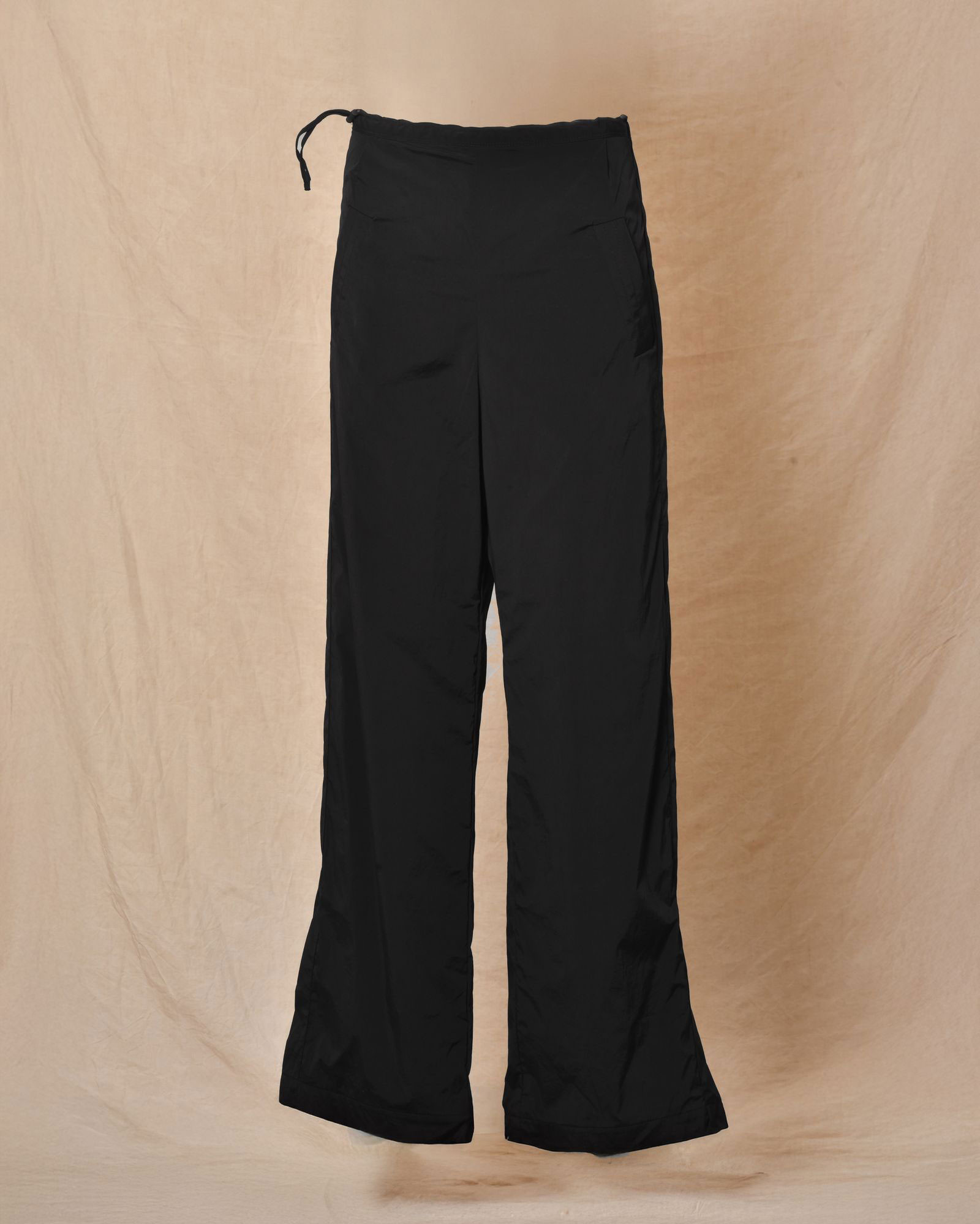 Pantalon en tissu technique noir Malloni