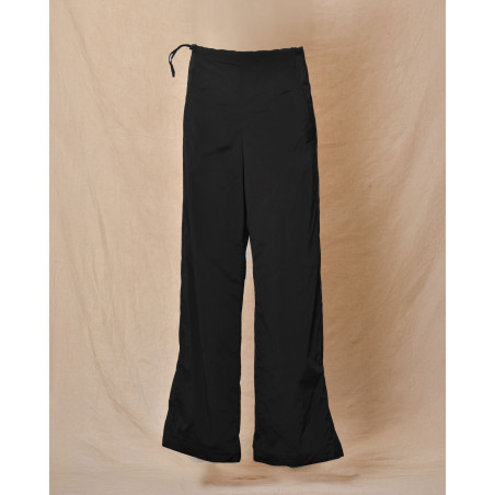 Pantalon en tissu technique noir Malloni