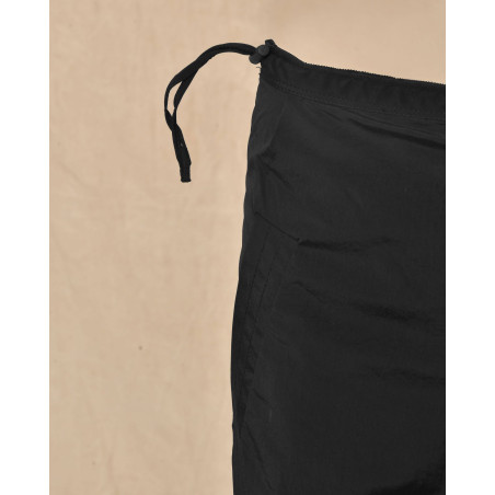 Pantalon en tissu technique noir Malloni