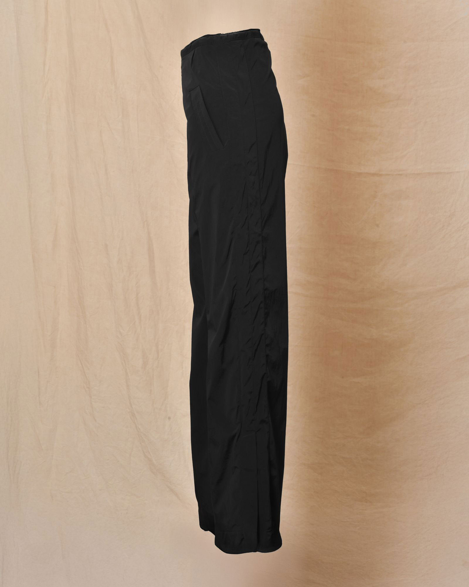 Pantalon en tissu technique noir Malloni