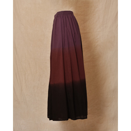 Jupe longue tie and dye violette Diega