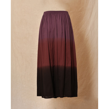 Jupe longue tie and dye violette Diega