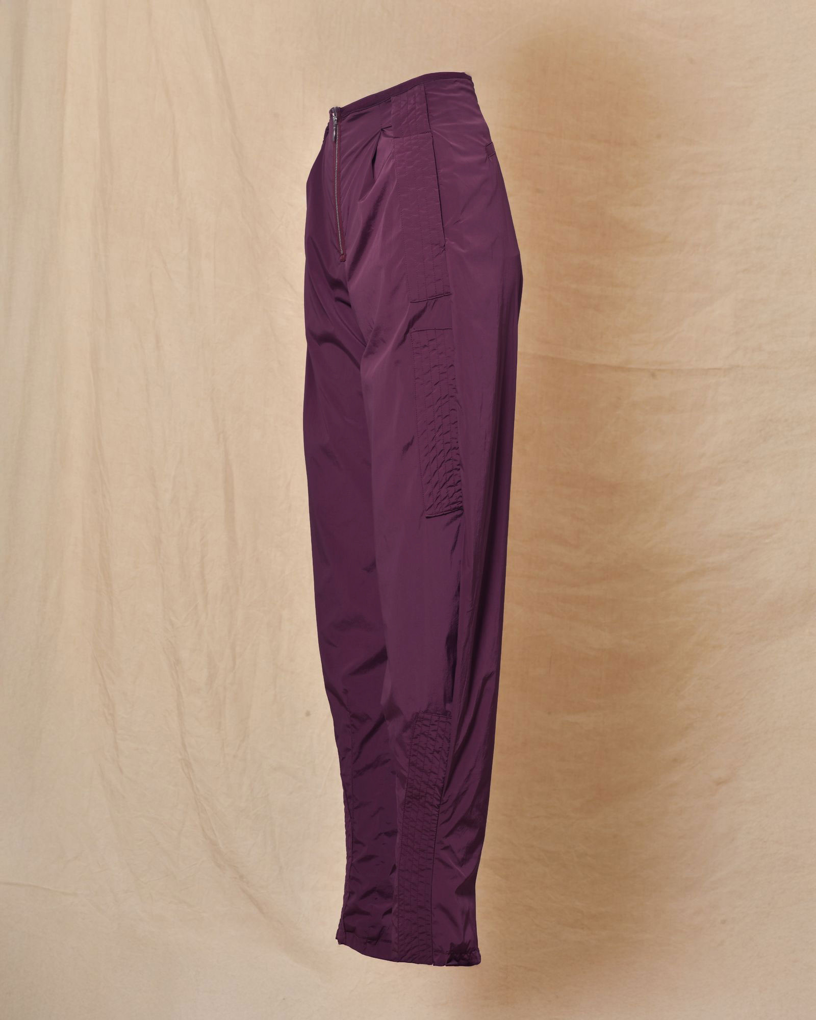 Pantalon en tissu technique violet Malloni