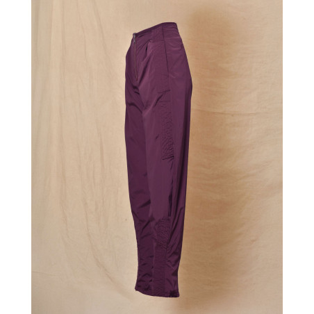 Pantalon en tissu technique violet Malloni