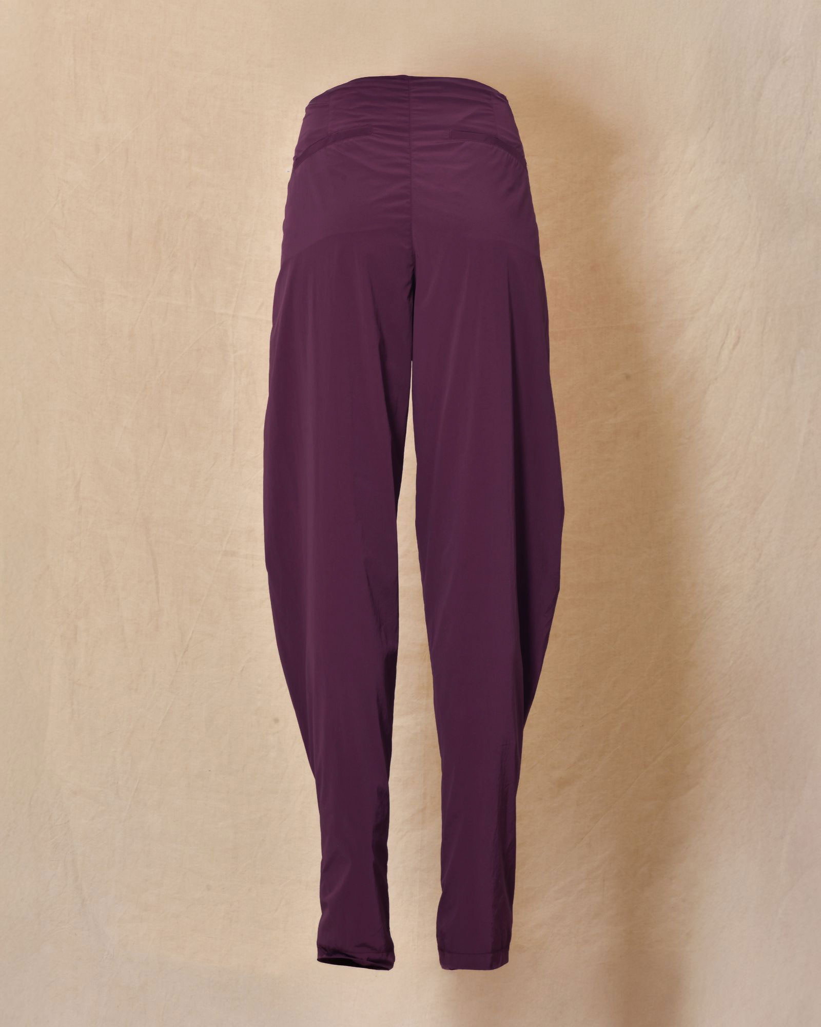 Pantalon en tissu technique violet Malloni
