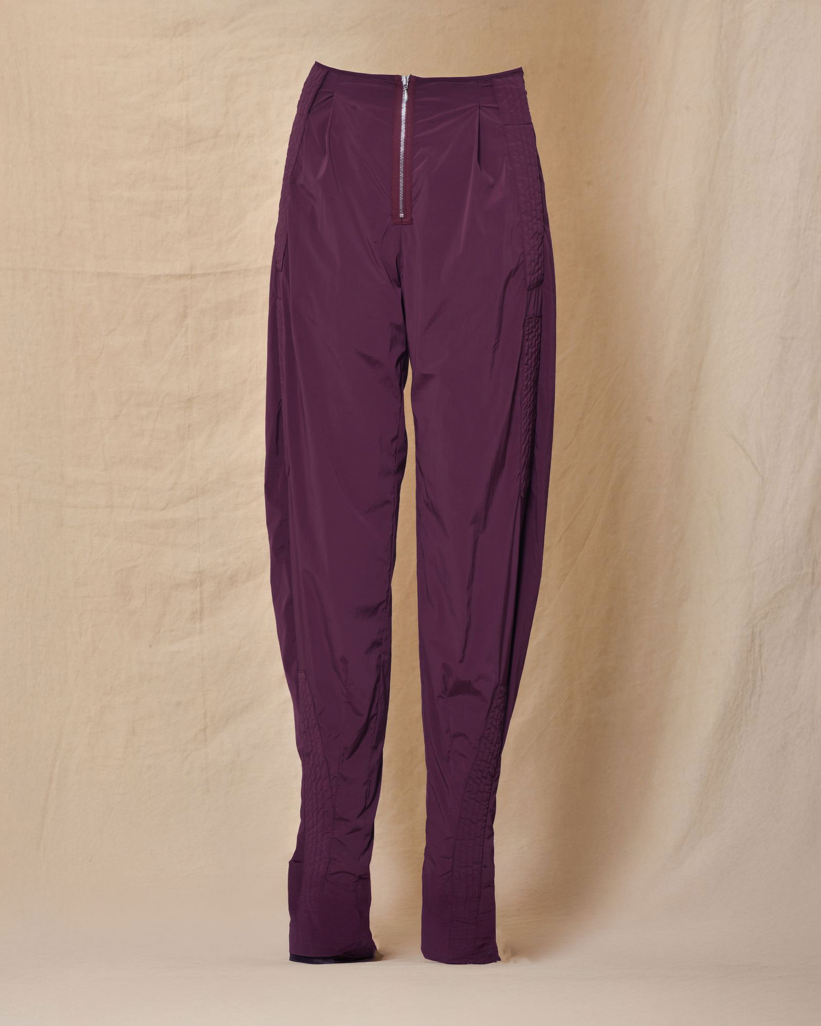 Pantalon en tissu technique violet Malloni