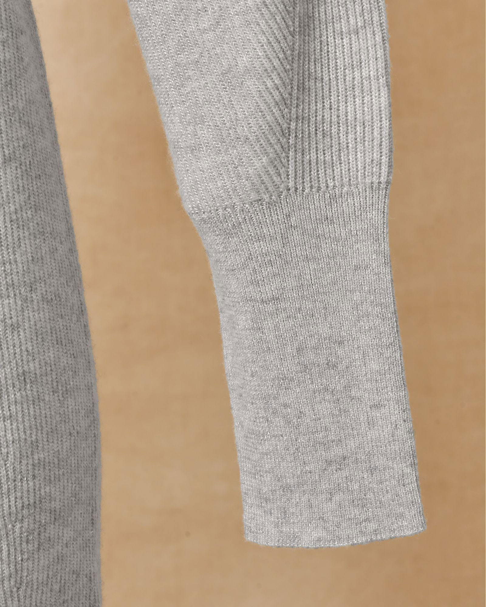 Robe en laine grise  à col roulé Lorena Antoniazzi