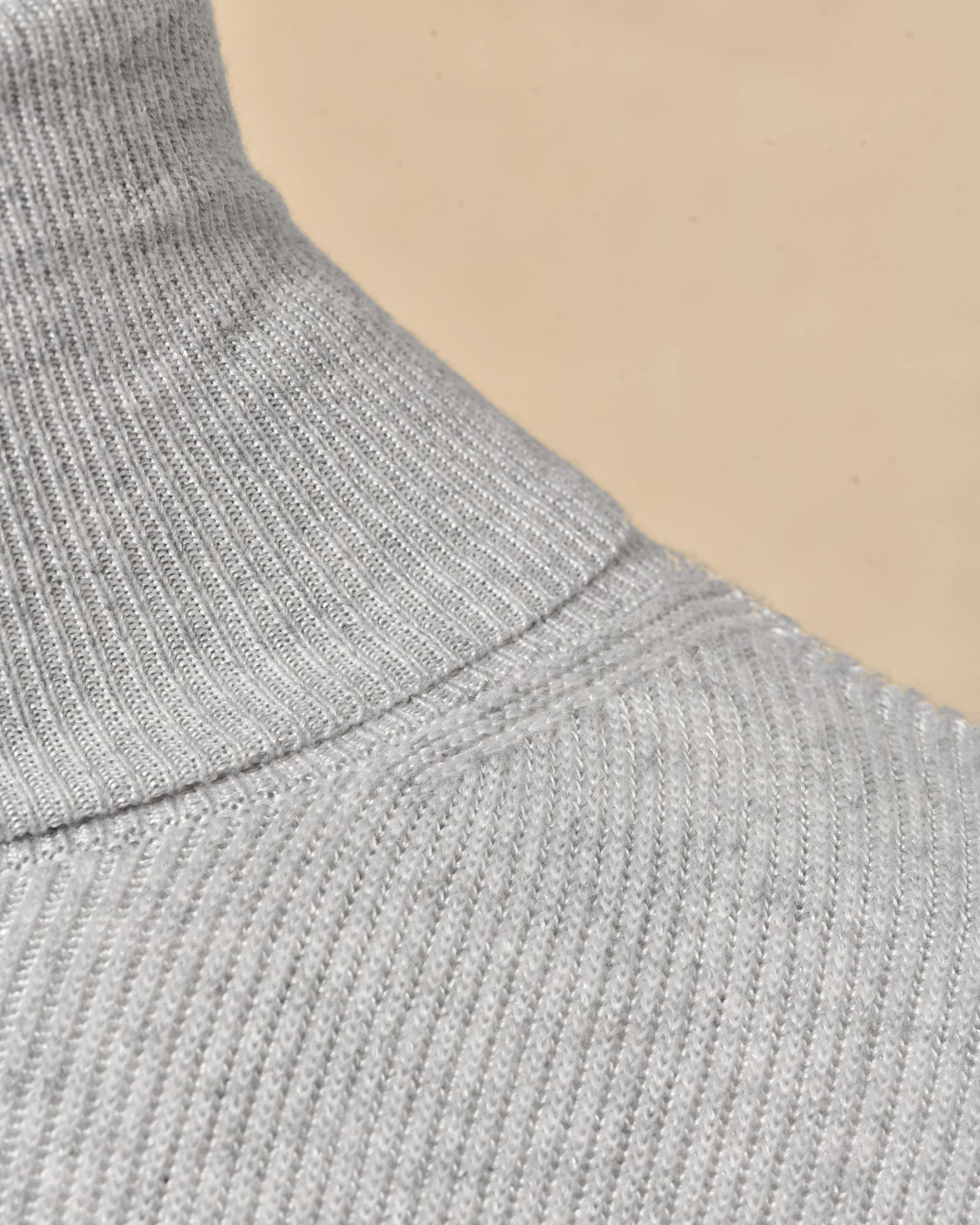 Robe en laine grise  à col roulé Lorena Antoniazzi