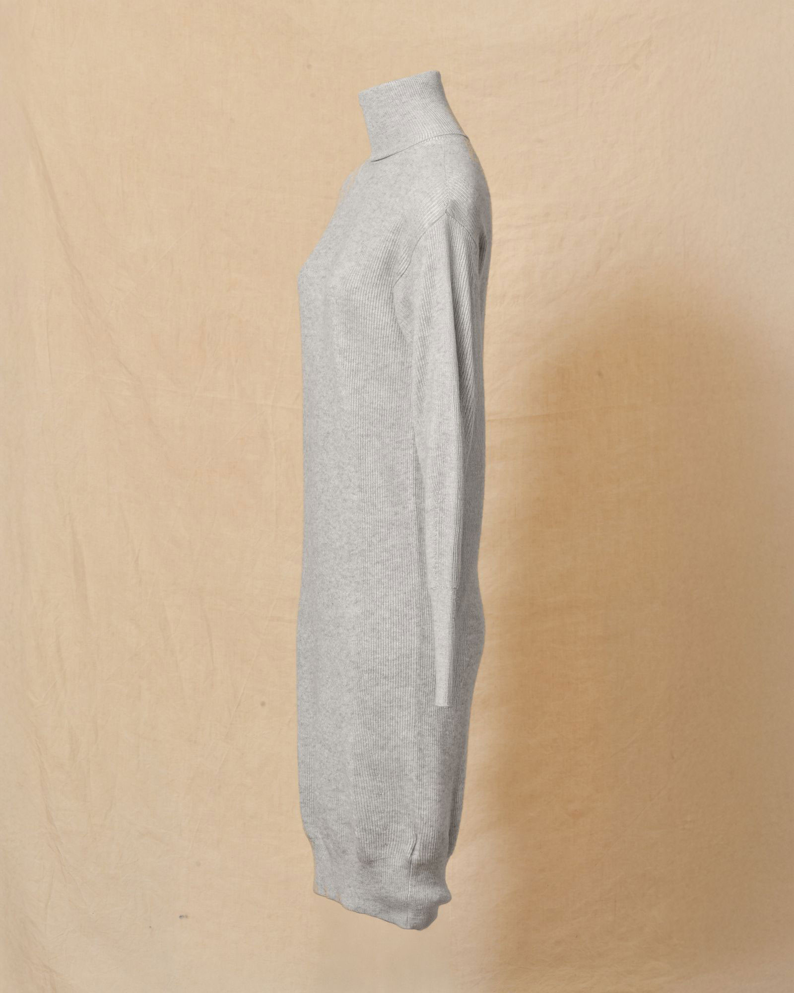 Robe en laine grise  à col roulé Lorena Antoniazzi