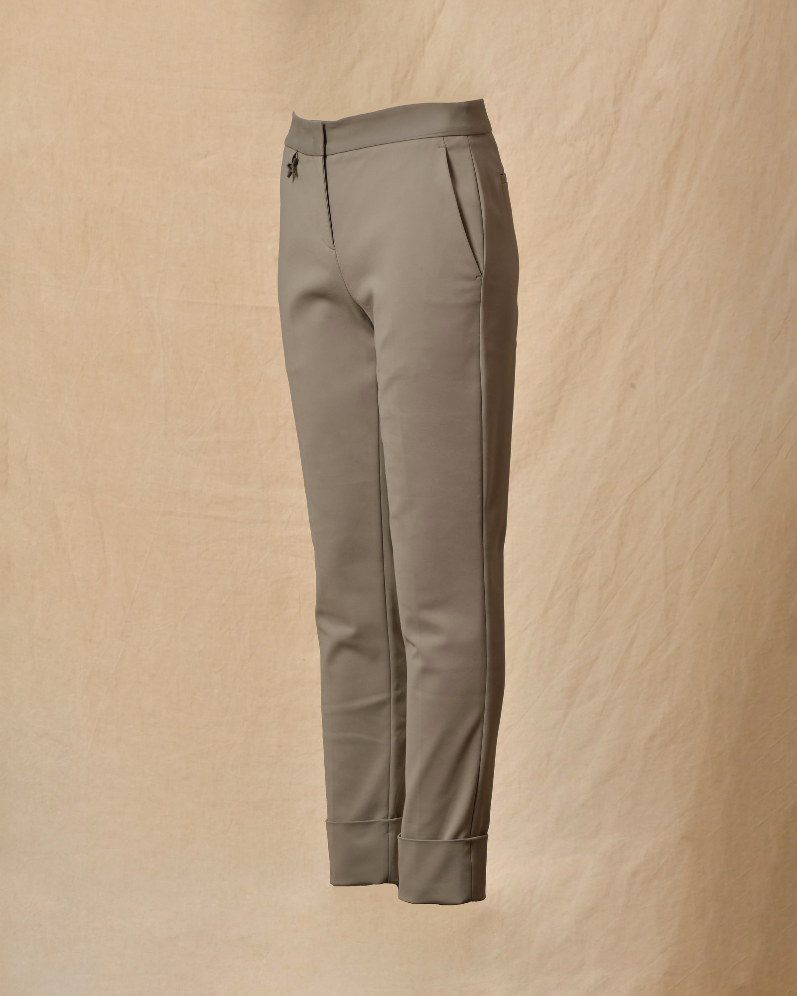 Pantalon en coton gris Lorena Antoniazzi