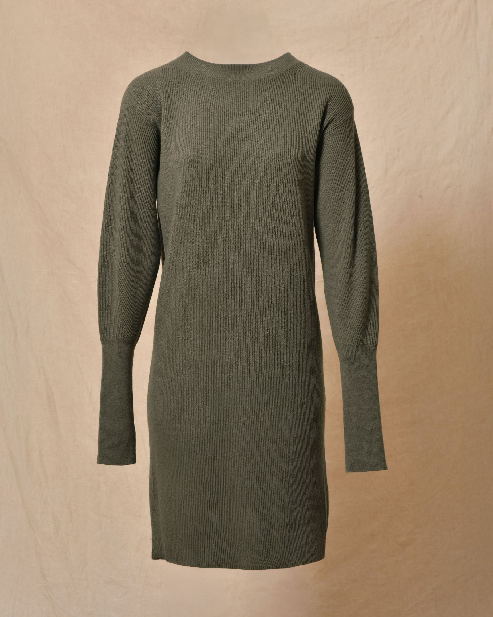 Robe pull en laine kaki Lorena Antoniazzi