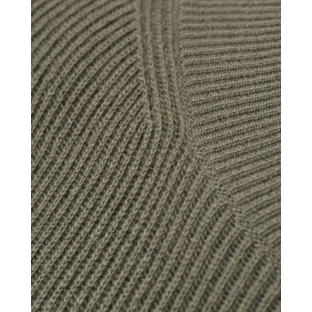 Robe pull en laine kaki Lorena Antoniazzi