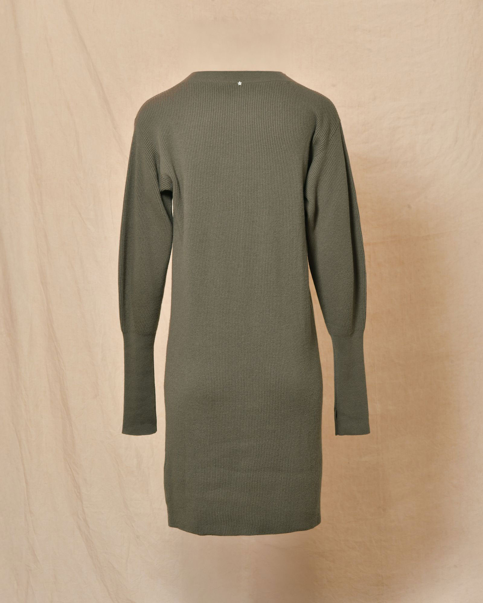 Robe pull en laine kaki Lorena Antoniazzi